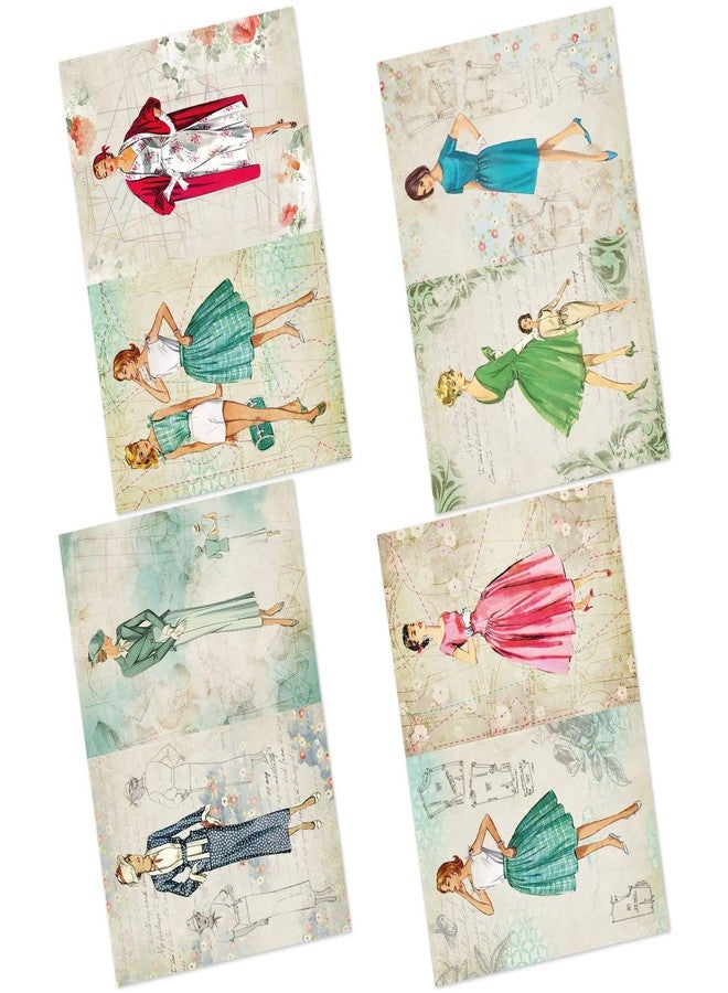 CrafTangles Decoupage Paper Pack - Retro Chic (A4) - Image 1